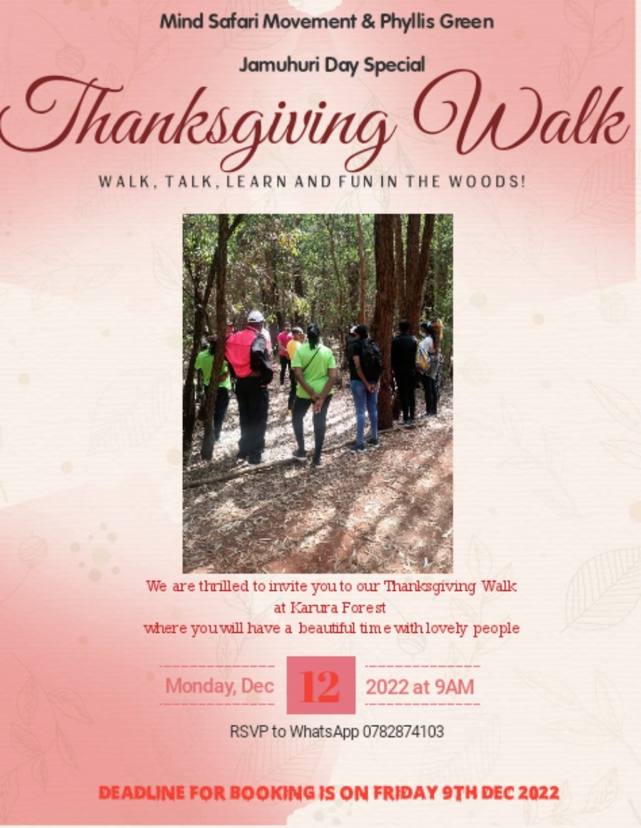 Mental Health, Illnesses and Rights Discussion In The Woods. #MindSafari
<a href="/Anthony93825501/">Anthony</a> <a href="/inclusive_kenya/">Championing for Inclusive Communities in Kenya</a> <a href="/davidmuchia/">David Muchia</a> <a href="/Mnjoro74/">Macharia Njoroge</a> <a href="/PaulineOketch/">pauline Oketch</a>