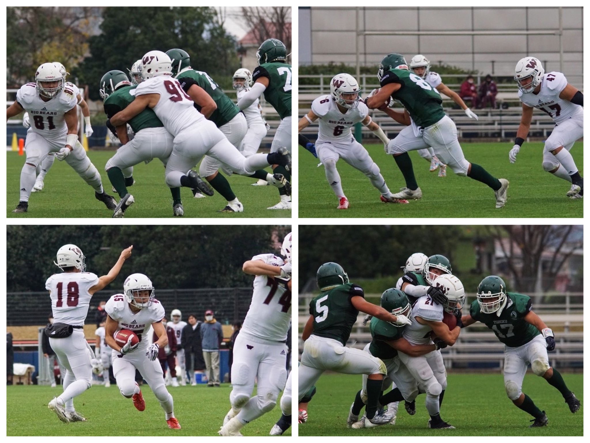 早稲田大学米式蹴球部 Big Bears 試合速報 Bigbears Live Twitter