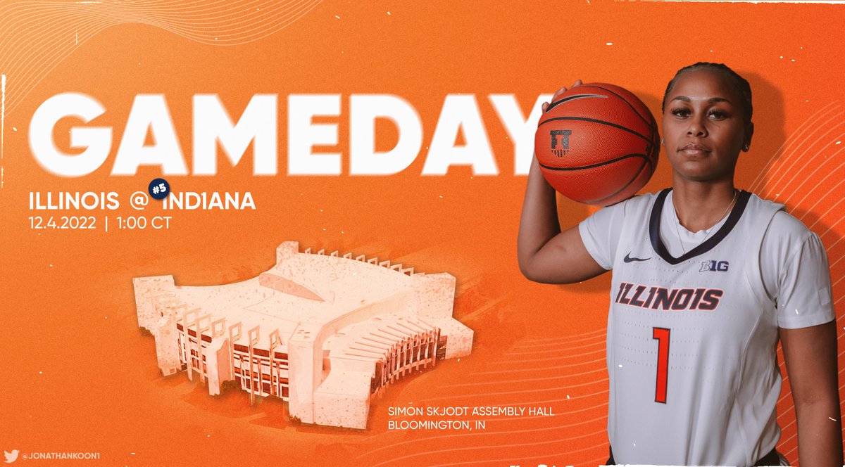 Jonathan Koon (@jonathankoon1) on Twitter photo Illini Women's Basketball (7-1) takes on #5 Indiana in their B1G opener today at 1:00 CT. Shauna Green's first conference game with the Illini has the chance to be highly memorable as they look to get a major upset
#ILL | #OneWay Illini Women's Basketball (7-1) takes on #5 Indiana in their B1G opener today at 1:00 CT. Shauna Green's first conference game with the Illini has the chance to be highly memorable as they look to get a major upset
#ILL | #OneWay