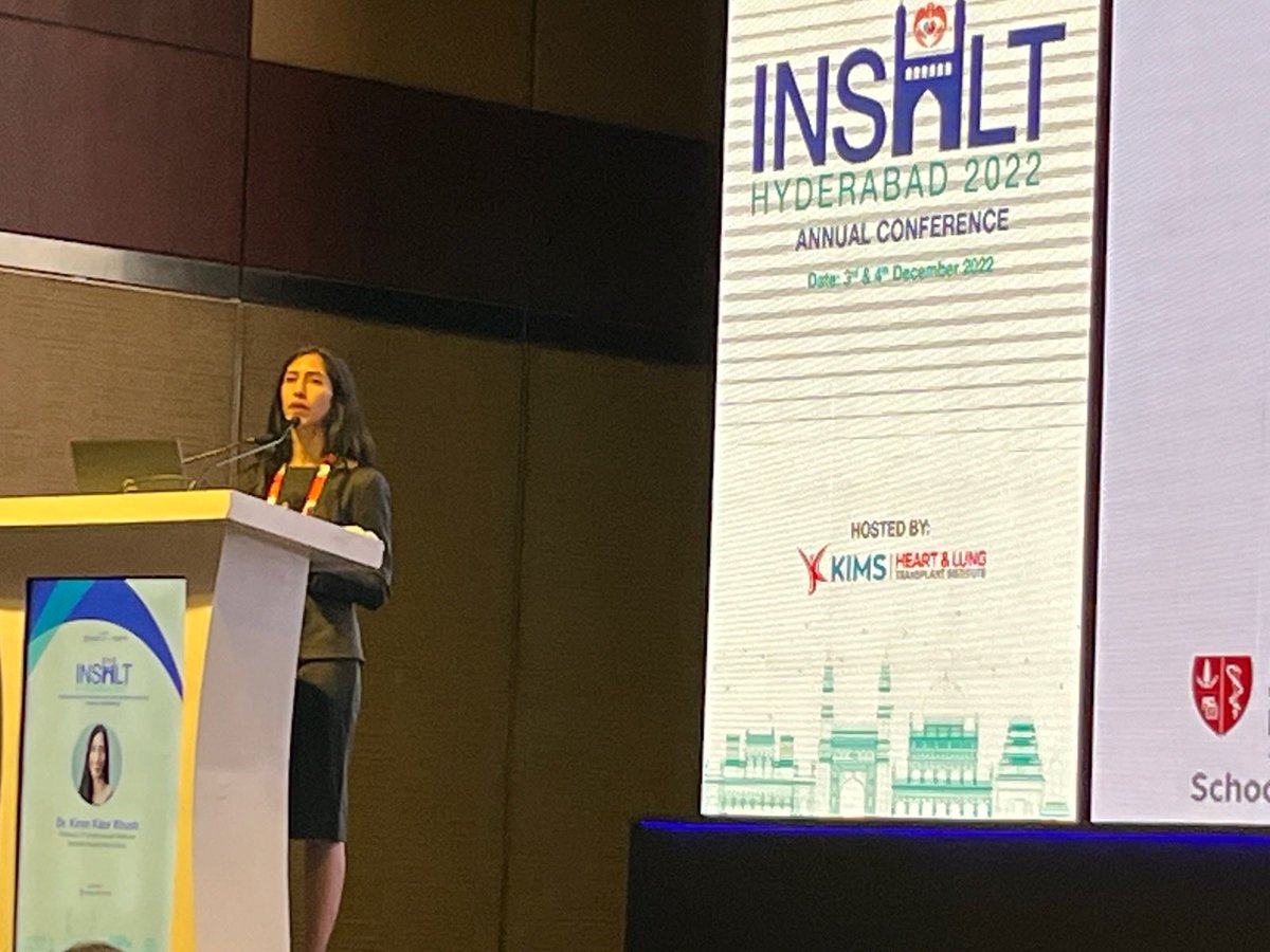 Congrats to #INSHLT for providing education and improving awareness of HT in India. Donor heart use in Karnataka is only 15% due to lack of listed candidates, despite millions of patients with advanced HF in India! Great potential, with many unique obstacles ⁦@ISHLT⁩