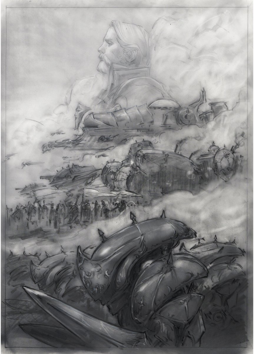 DanielLanderman's tweet photo. Urza's Iron Alliance.
Painted in @Procreate for #MTG: The Brothers' War. Such a fun project! Art directed by Mike Vaillancourt. #MTGBRO #MagicArtist #artistsontwitter #landerman #procreate #art #ipadpro #sketching https://t.co/sXAOvTt7Gt