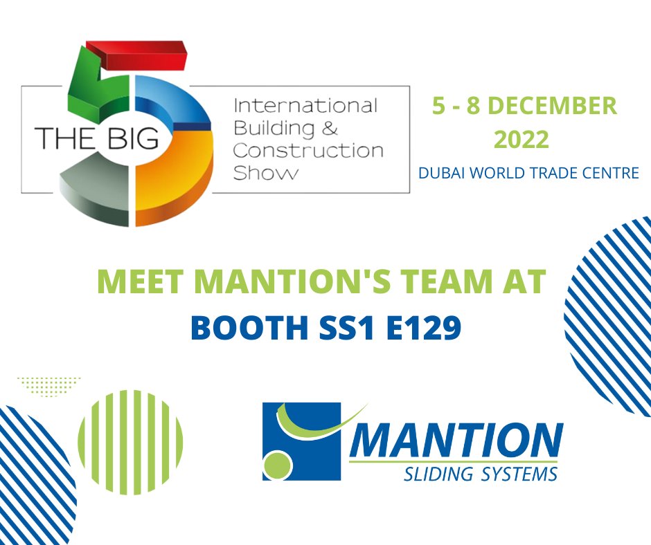 mantionSas's tweet photo. 1 day before #thebig5show ! 

Visit #MANTION at booth SS1 E129, between the 5th and 8th december, 2022 !  

👉For more information: https://t.co/LkQtpbpKLT https://t.co/fNuLTnwTnS