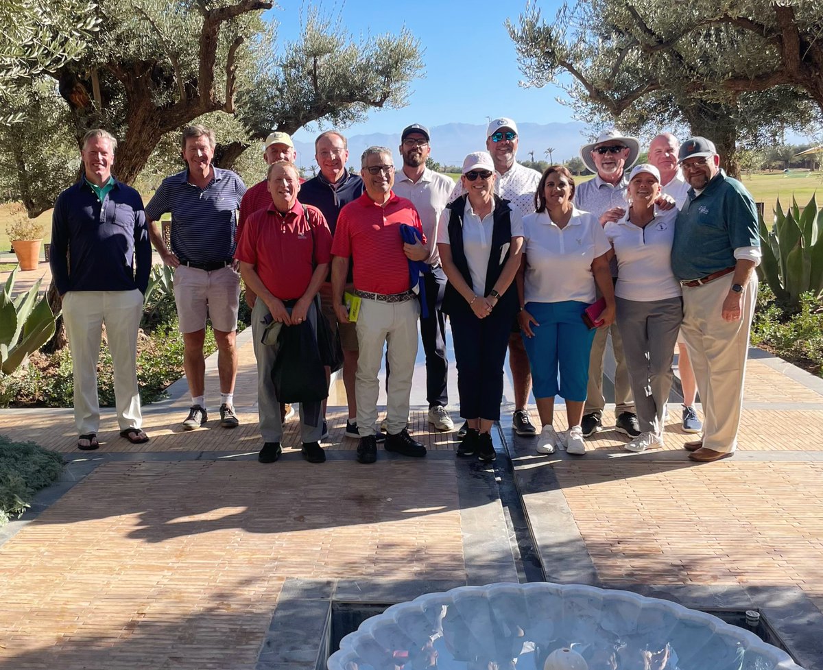 LoizouLucy's tweet photo. Absolutely thrilled to have won @IAFL_FamLaw Golf Tournament ⛳️🏆!!! A wonderful day with a wonderful group of people. Thank you to Ken Altshuler and @thomasjsasser for organising #lawyers #iaflmarrakech @iFLGUK https://t.co/ml2yHxop53