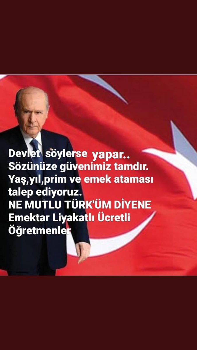 Bs64638967's tweet photo. @GokhanTurkesMHP @MHP_Bilgi @E_SemihYalcin @dbdevletbahceli https://t.co/sEuDALonuu