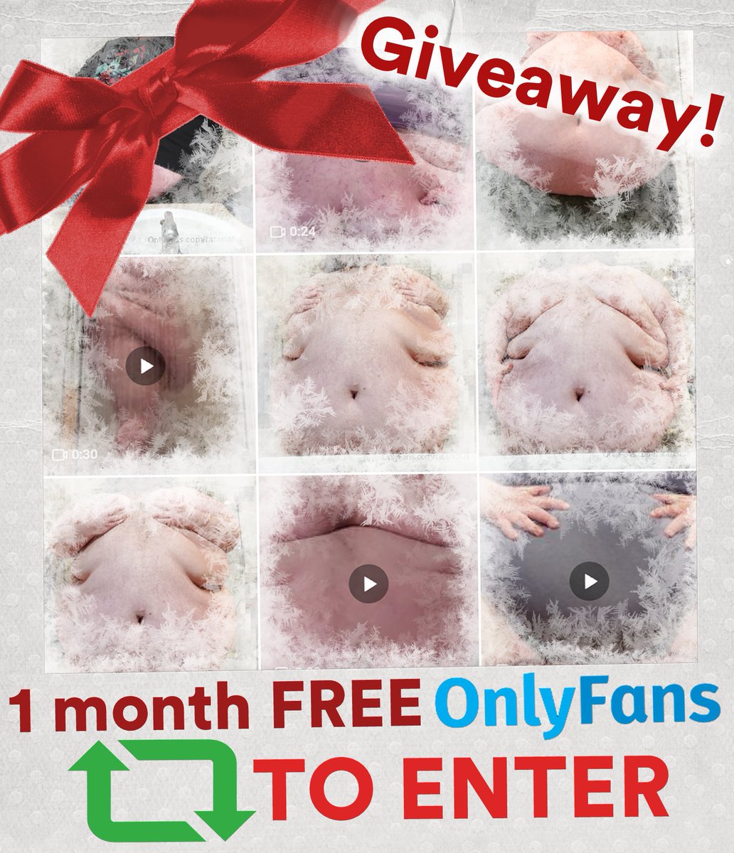 hey everyone!!
for the Holiday season I wanted to give away a few free subs to my OF!! ❄️😊

🎅🎄 Retweet this &amp; enter to win! 🎄🎅 
(ends in 24 hours)

#bhman #ssbhm #feedee #bellykink #superchub