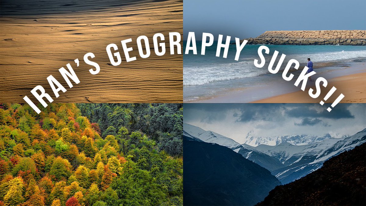 irantripp's tweet photo. Where is Iran? 
Does Iran geography really suck?
Watch out this video to learn about Iran

#iran #geography #tehran #MOUNTAIN #sea #Desert #travel #trip #vlog #Information #nature #MiddleEastern #moddleast #asia #UkraineRussianWar #youtube #blog 

🔴 https://t.co/RsAzCgg9jU https://t.co/tx0PioO6zM