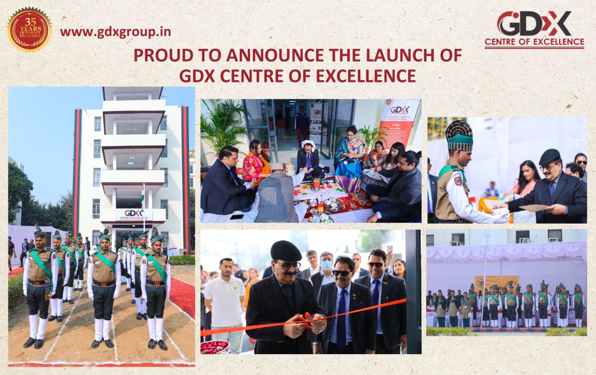 Proud to announce the launch of GDX CENTRE OF EXCELLENCE.
Inaugurated by Shri Kunwar Vikram Singh, Chairman, Central Association of Private Security Industry (CAPSI).#GDXGroup #GDXuniqueservices #GDX35YearsofServiceExcellence #SecurityServices #GDXtraining #GDXCentreOfExcellence
