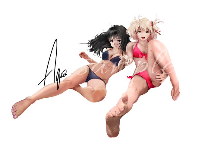 #絵描きさんと繋がりたい#日曜日はフォロワーさんが増える#リコリス・リコイル 