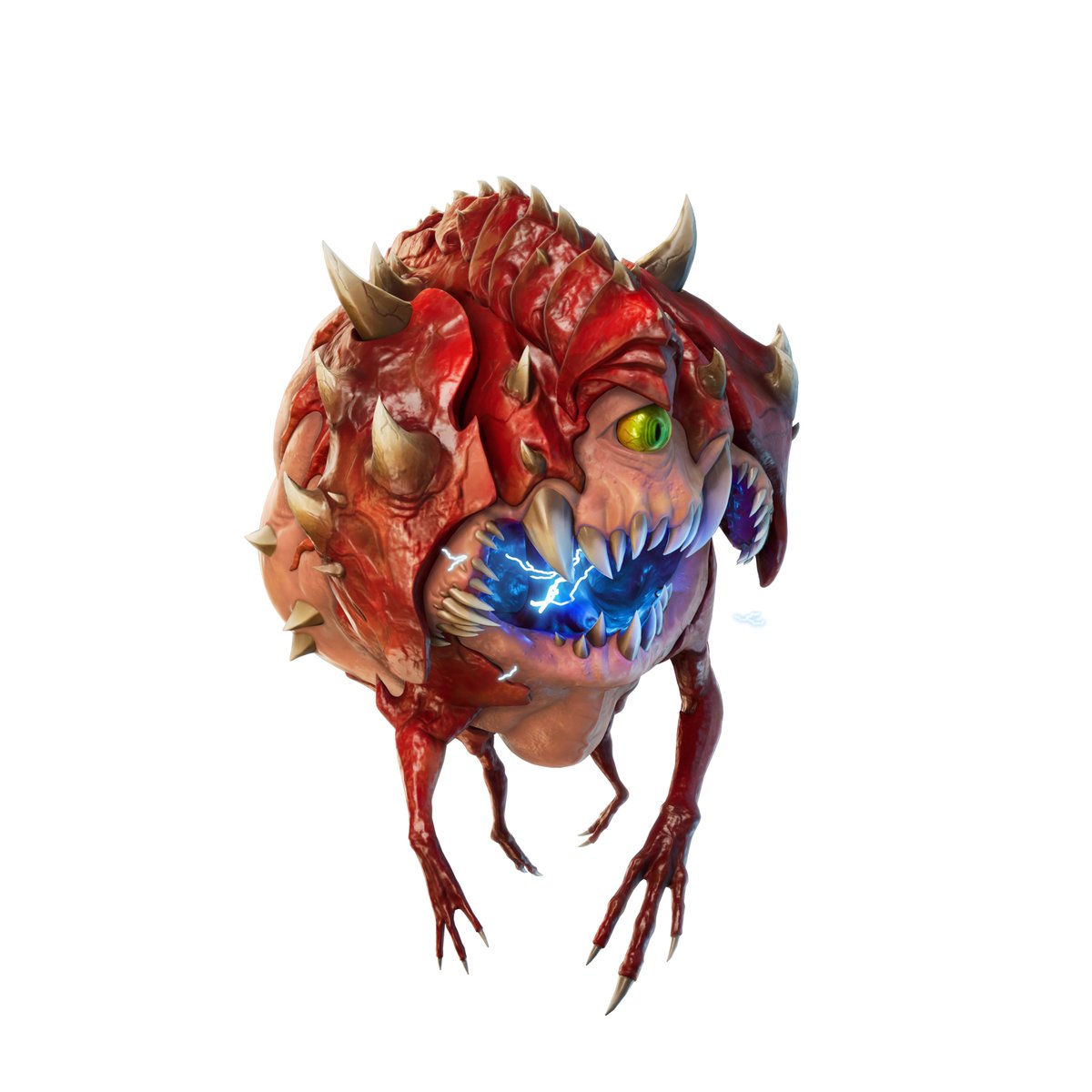 Guille_GAG's tweet photo. Last, but certainly not least, the Cacodemon glider: https://t.co/ALcLl00fKC