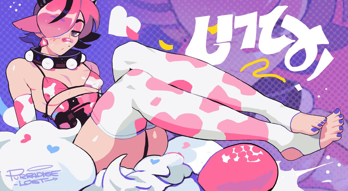 purradiselost's tweet photo. STRAWBERRY MILK 💛💜🤍 https://t.co/W08msavnCw
