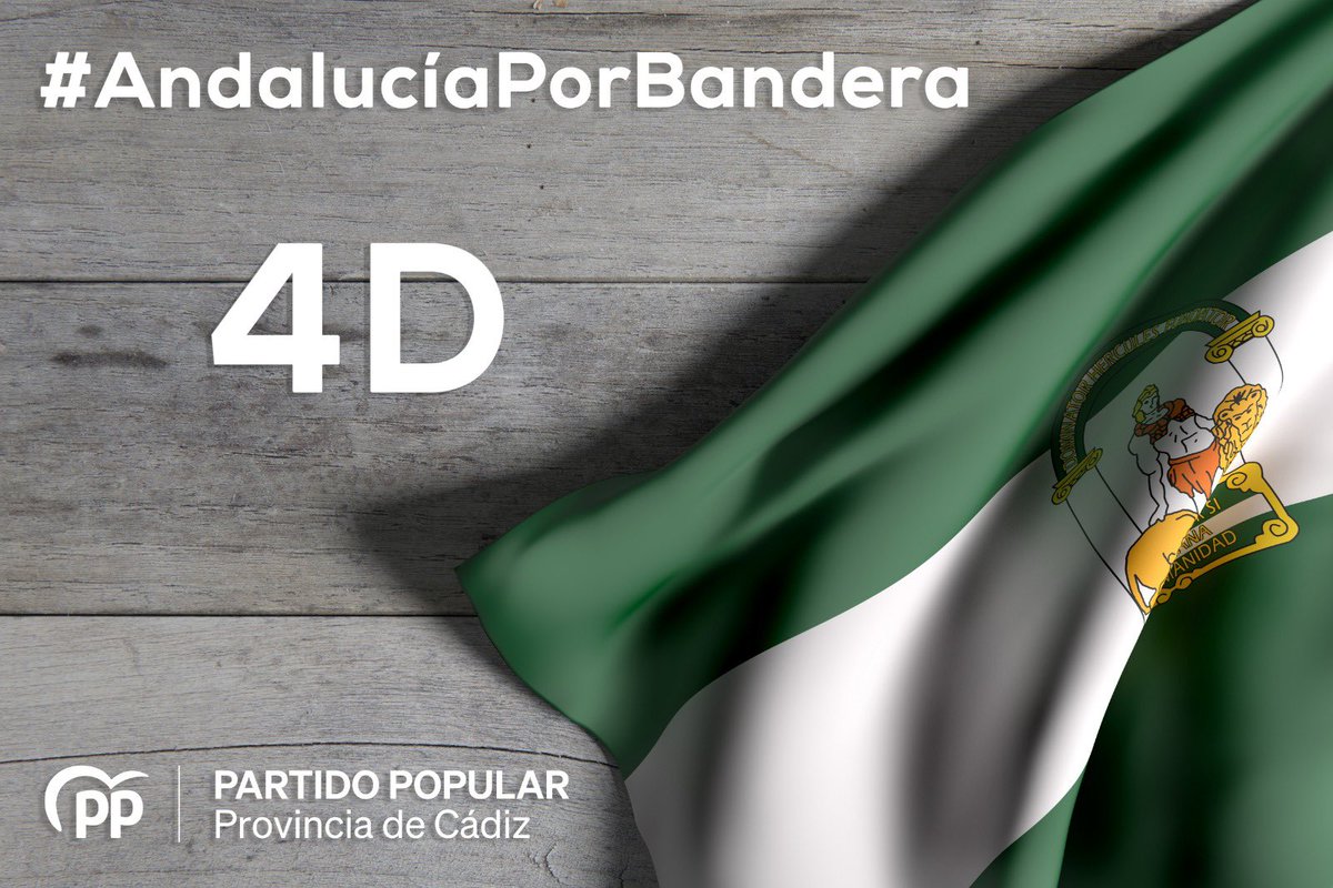 ppcadiz's tweet photo. Feliz 4 de diciembre, Día de la Bandera de #Andalucia 

#4D #4Diciembre #DíadelaBanderaAND 💚 https://t.co/9L4fgJ4UWT