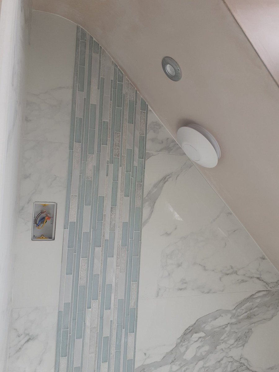 1200x900 tiles in a loft conversion.