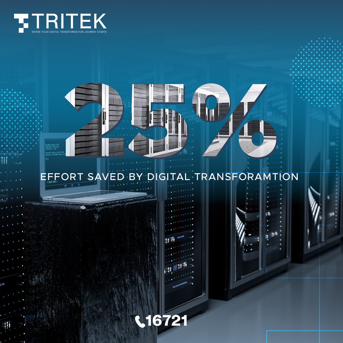 MODAD_smart's tweet photo. Digital transformation systems save the effort to implement the business by up to 25%. Tritek aims to earn its clients' trust by offering high quality and ongoing after-sales support.
#Tritek
#newageofautomation https://t.co/41YW88SFCa