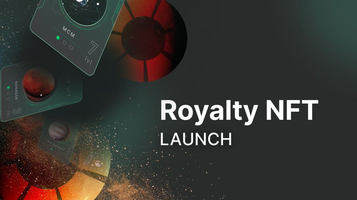 The likely launch date for Royalty NFT is ~December 9-10. Clarifications are possible.

Previously, we oriented the date to the end of November.
Indeed, by November 28, the Royalty NFT program is expected to be ready for launch.

Link to register 
meta-force.space/r/41vYMeVJKY