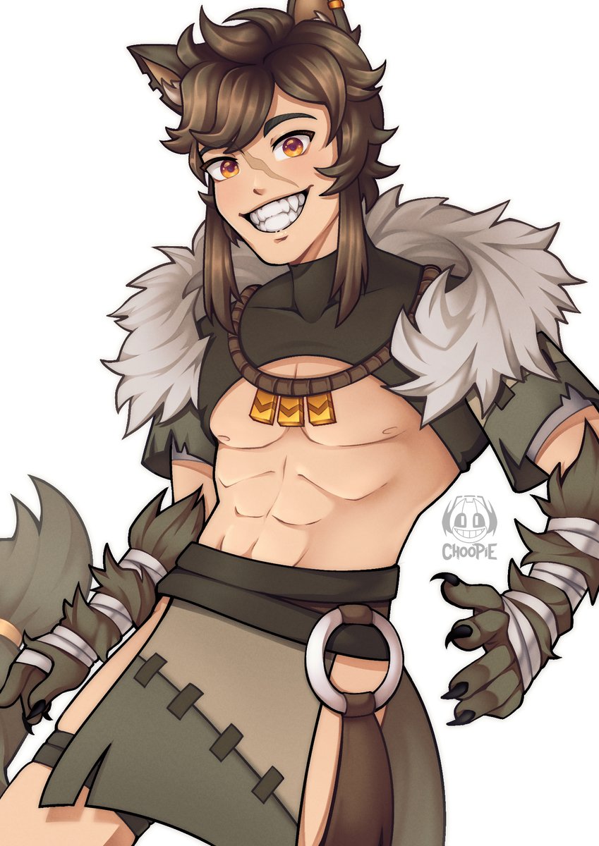 PossiblyChoopie's tweet image. Everybody's favorite little creature, Basil! 🍃
#Werework