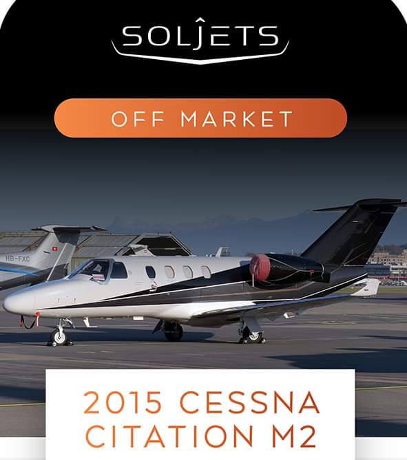 Off market 2015 #Cessna #Citation #M2 - Ready for year end closing at SOLJETS
Recently completed import inspections
More details at: https://t.co/5tkSSYW9IE
#aircraftforsale #privatejet #privateflying #businessaviation

Join our mailing list here:  https://t.co/9wY3wE1hGL