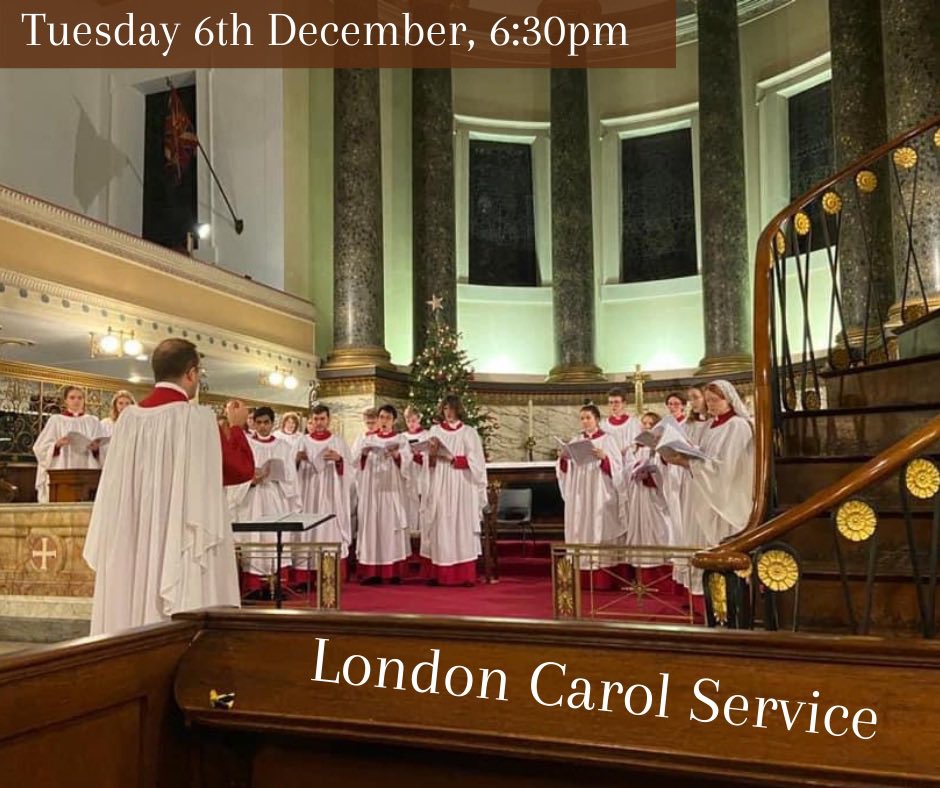 Come along to our London carol service this Tuesday 6:30pm at Temple Church! There will be a reception with refreshments afterwards, including some more informal Christmassy entertainment. We look forward to welcoming everyone to one of the best services of the year 🎄❤️