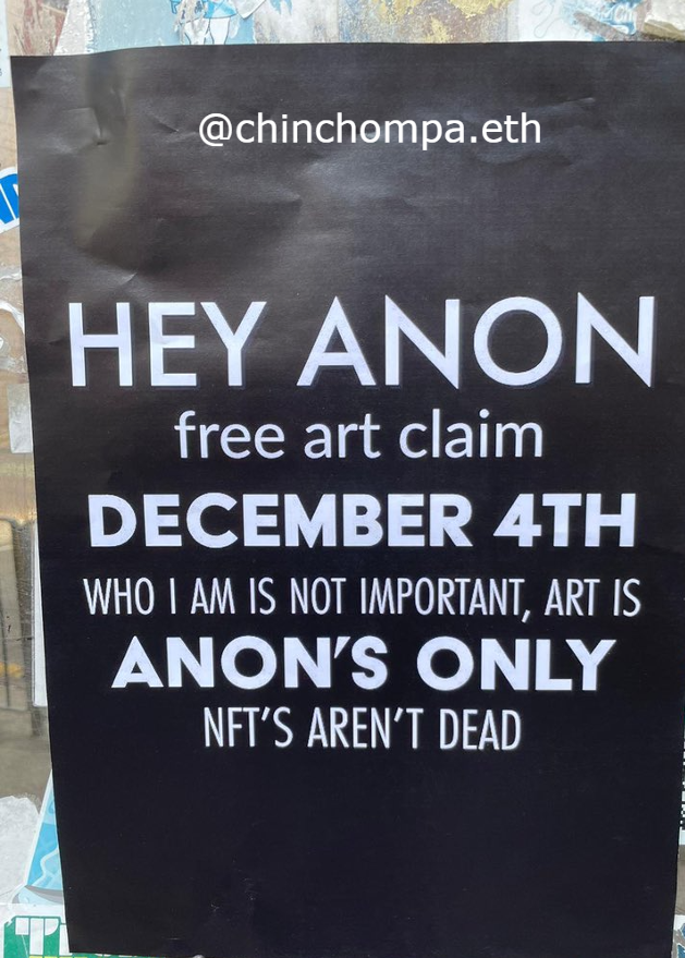 Joeroo6's tweet photo. @A__________by_A Love this campaign by you guys. It's the season of art and you guys came in and completely flipped nft art on its head. People think nft art lives only on the blockchain but you've shown that it can transcend that.

0x3669968b5220F7a5C8Bf8653Da9ABDeBC07fE62A https://t.co/hKzz29ZlQY
