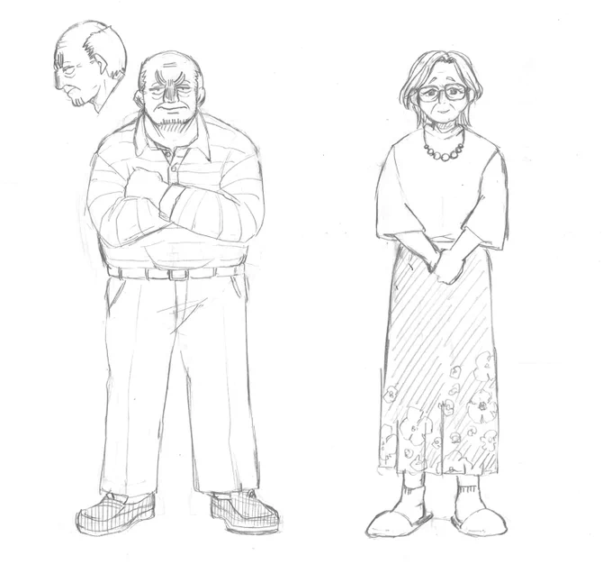 15話で登場したお施主さん夫妻の設定画です📝
旦那さんは釣り餌の虫を養殖するお仕事をしています
#てるてる建設 #ジャンププラス 