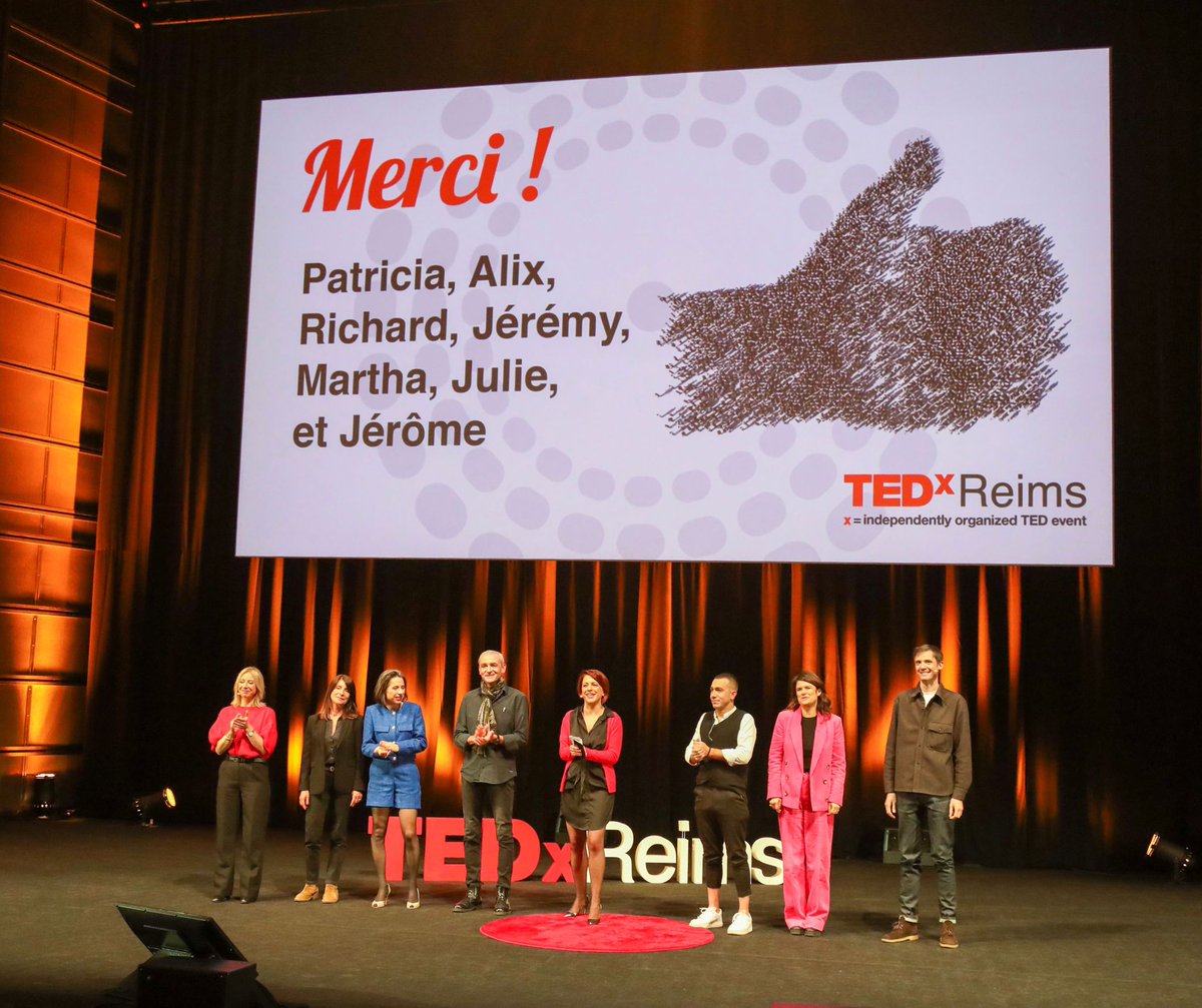 Quelle édition 2022😍!

Un immense merci aux #spectateurs, #speakers, #partenaires et #bénévoles

💡Thème INFLUENCES

Nous sommes tous fiers et heureux de vous avoir fait vibrer autour de l'influence..

#tedxreims #reimsattractive #innovation #artdevivre