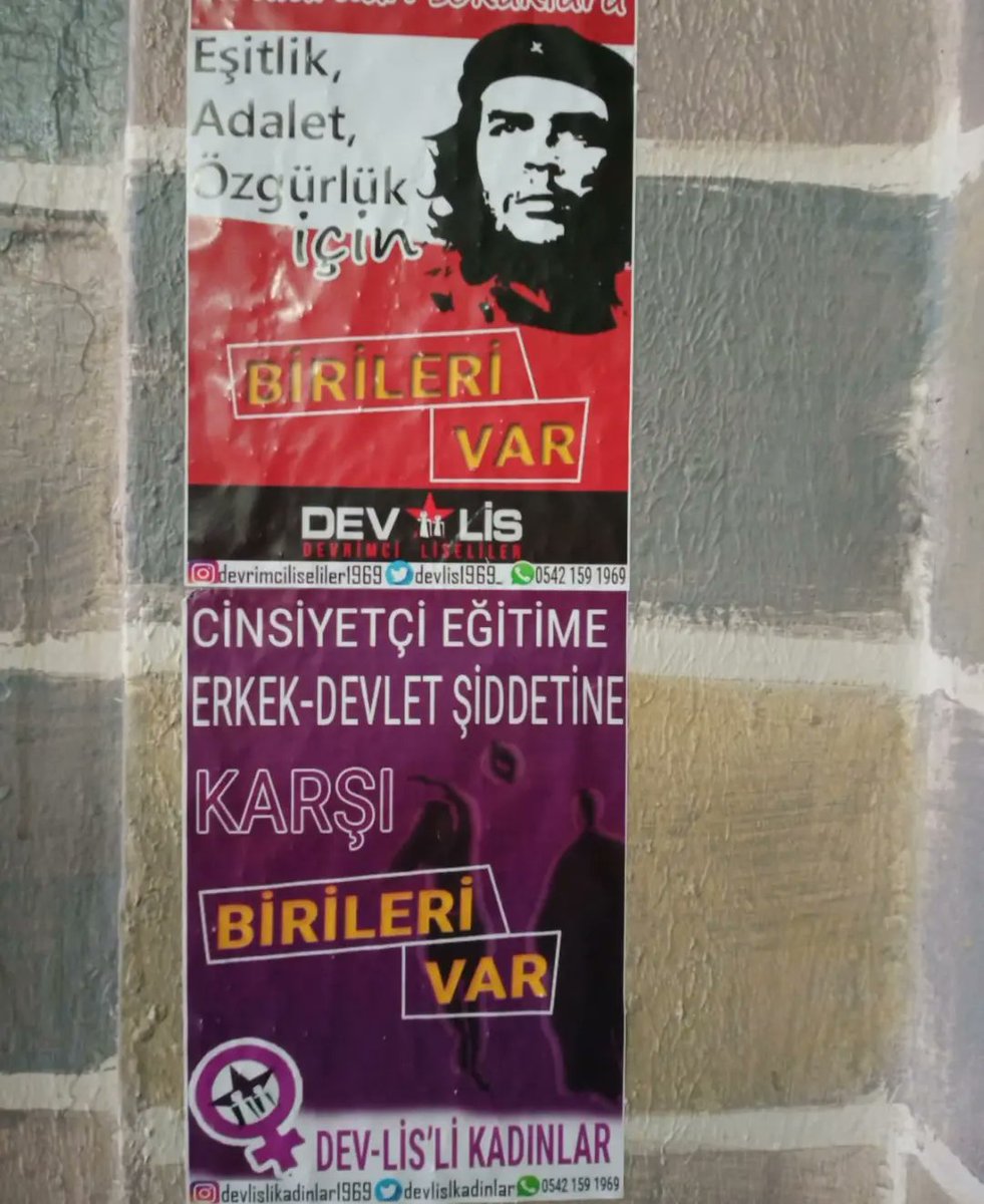 devlislkadinlar's tweet photo. 📍 Kadıköy

Kadıköy sokaklarında afiş ve sticker çalışması gerçekleştirdik.

Bütün kadın arkadaşlarımızı cinsiyetçi eğitime ve erkek egemenliğine karşı #birilerivar demeye mücadeleye çağırıyoruz.

Yaşasın Devlis'li Kadınlar https://t.co/zD1kzL5ijF