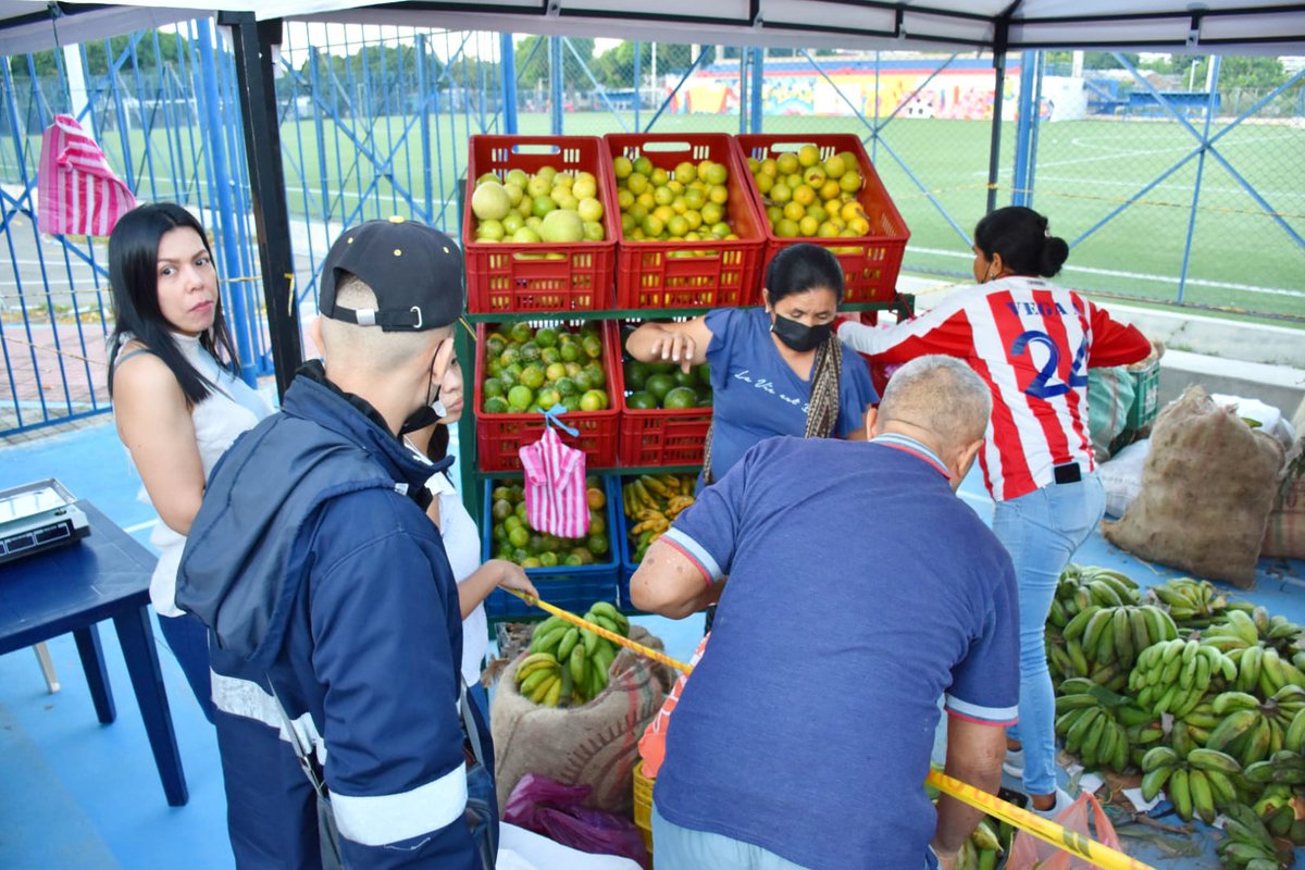 Con esta décima versión del #MercadoCampesino🍅🌶🫒🌽 concluimos un año más de esta estrategia institucional que llegó en este 2022 a más de $206 millones recaudados por más de 30 productores de 5 corregimientos y 2 municipios vecinos. De esta manera #VamosCumpliendo
