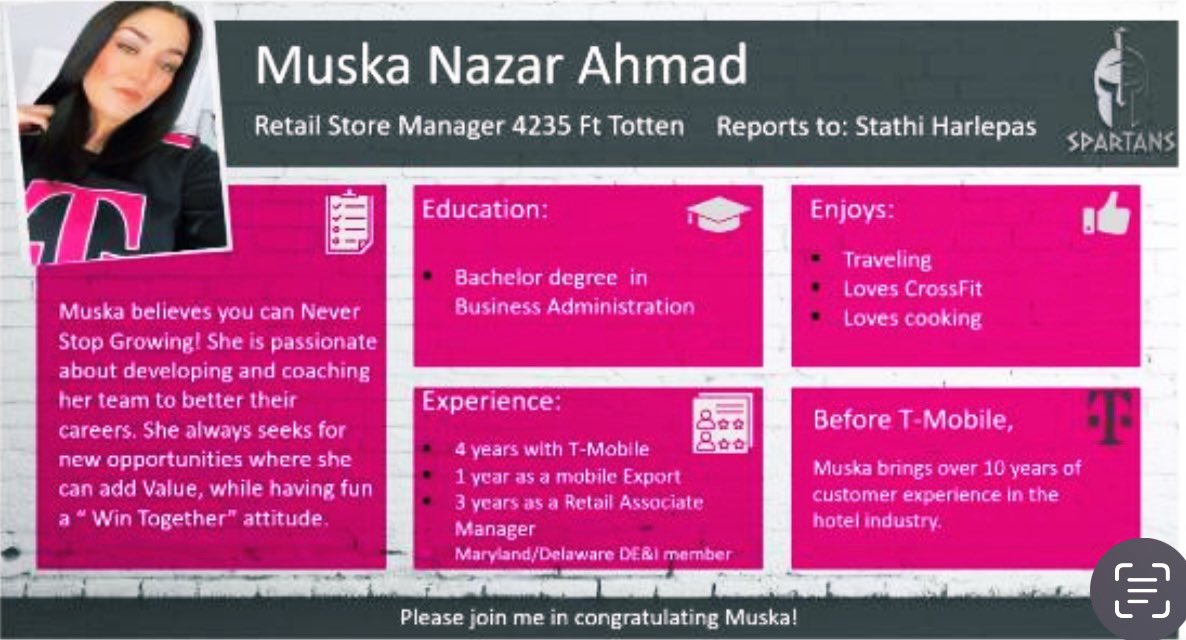 Muska Account Executive @T-Mobile SMB 💞 tweet media