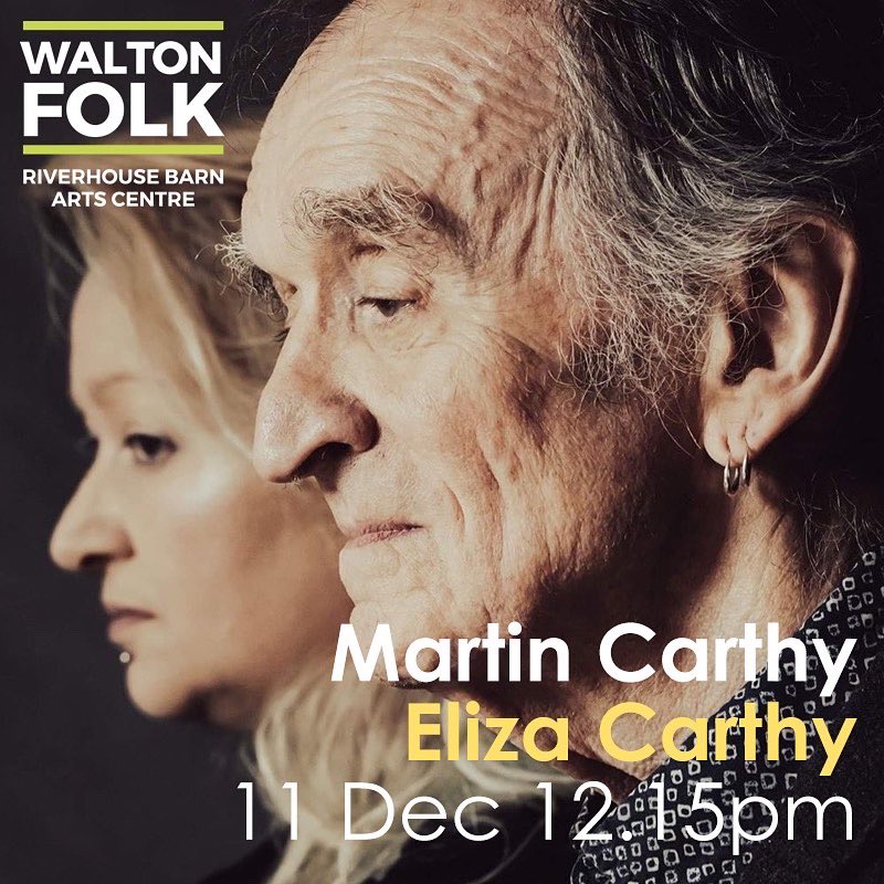 WaltonFolk's tweet image. A week today we welcome @elizacarthy and “The Daddy” to @Riverhousebarn !! We sold out ages back, so sorry if you missed. #folklegend #firstfam #folkmusic #livemusic #waltononthames #surrey