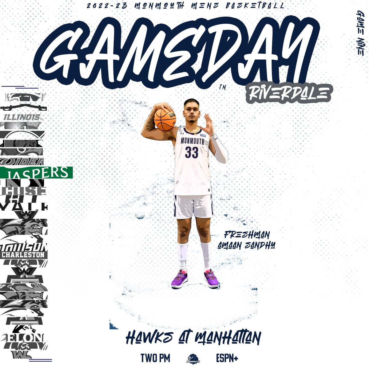 Sunday afternoon tilt in the Bronx ‼️

#FlyHawks