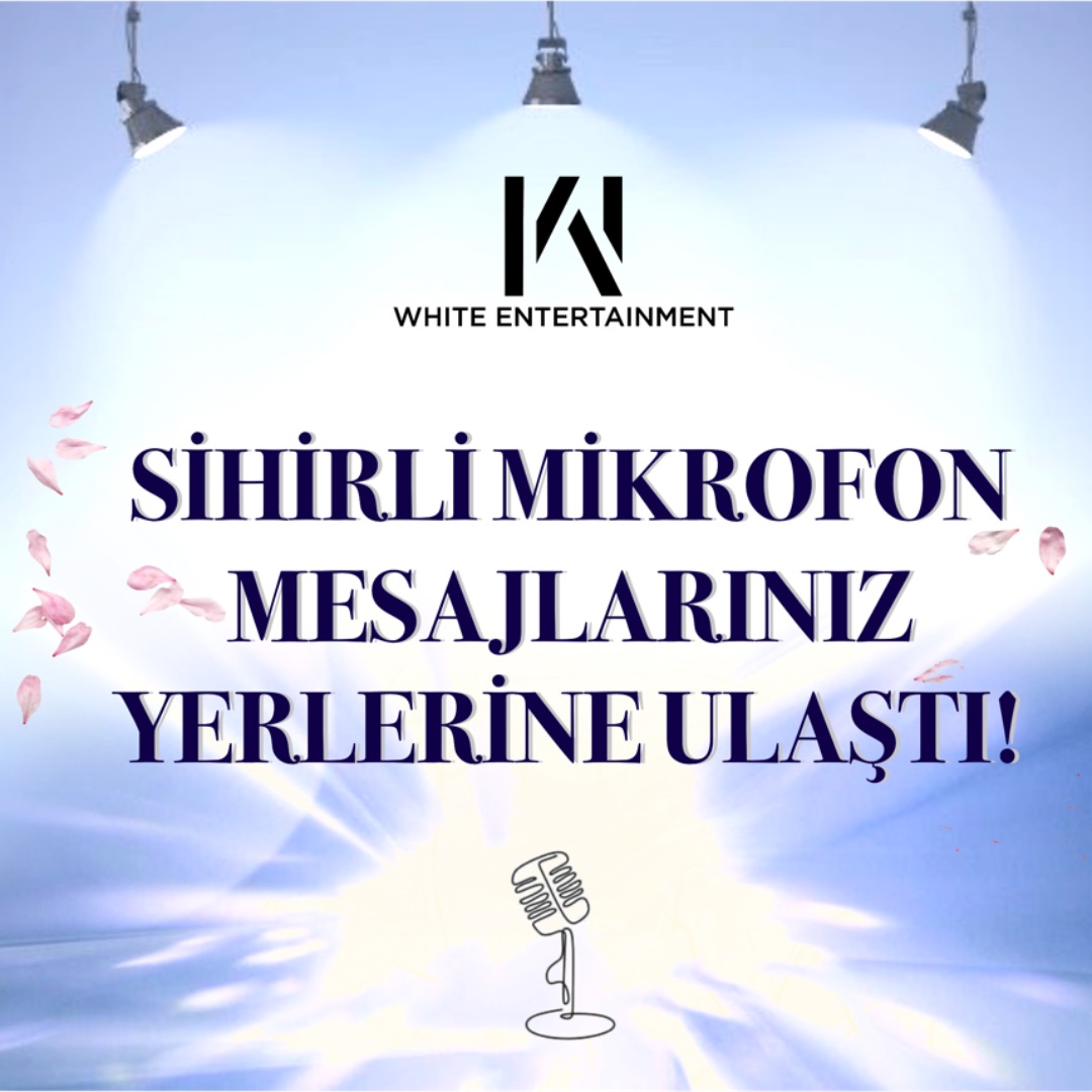 WhiteOrganisat's tweet photo. 4 Eylül’deki K-Party etkinliğimizin Sihirli Mikrofon mesajları gönderildi!
#sihirlimikrofon #KParty #whiteentertainment #eventsofwo https://t.co/TzYN97b8Ng