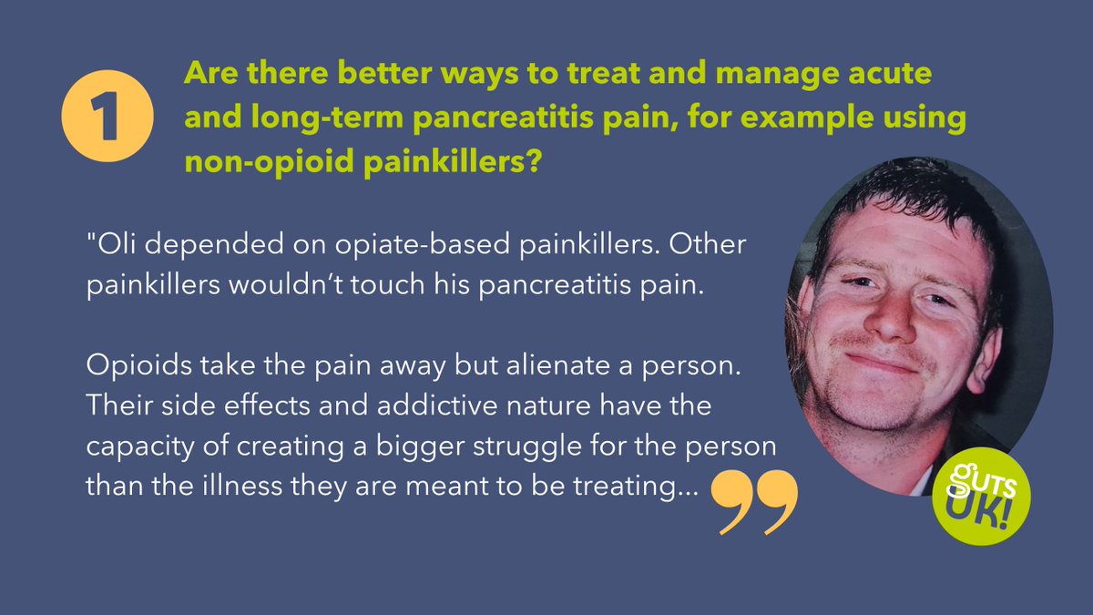 GutsCharityUK's tweet image. 📢💚 The top 10 research priorities for #pancreatitis - transforming research into this underfunded condition
1) Treating/managing pain
2) Preventing, reversing, stopping damage
3) Managing inflammation
Read all 10: gutscharity.org.uk/Pancreatitis-T…

#ChronicPancreatitis #AcutePancreatitis