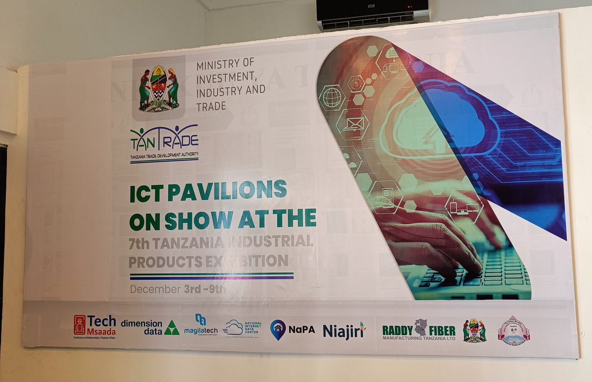 ceittanzania's tweet photo. Karibuni..
ICT Pavillion, TANTRADE EXIHIBITION, Saba Saba International Trade centre, Dar Es Salaam.
.
.
@NM_AIST @ceittanzania @ict_commission https://t.co/EyYwHksQZa