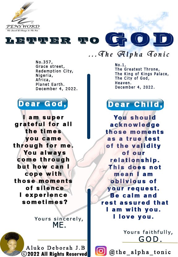 deborah_aluko's tweet photo. So much love garnished in one letter, blessed quietness. 💙🕊💯
#Pensword✍🏽 #Godovereverything #divinetiming #DLConversations #authenticrelationship #wordsofwisdom❤️ #happysunday #alphatonic💯 #LettertoGod🔥 https://t.co/k7nz4ZoSqH