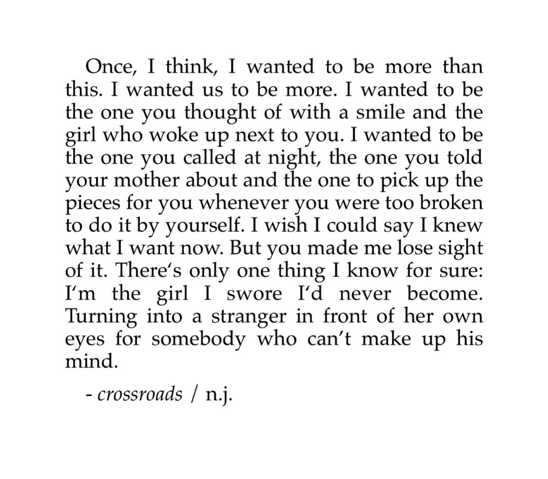 I‘m the girl I swore I‘d never become.