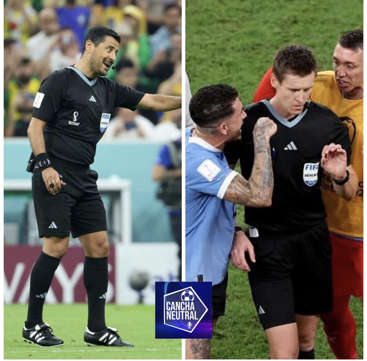 Adivinen quienes fueron los ÚNICOS árbitros sancionados del Mundial hasta ahora…

Los 2 tienen algo en común 👀