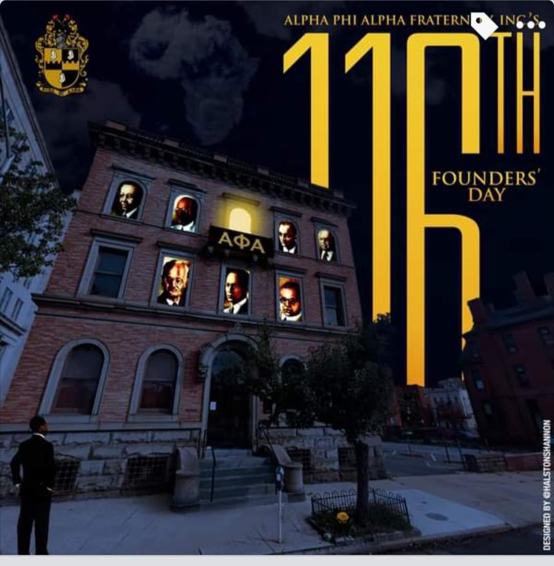 Happy Founders’ Day to our great fraternity, Alpha Phi Alpha!