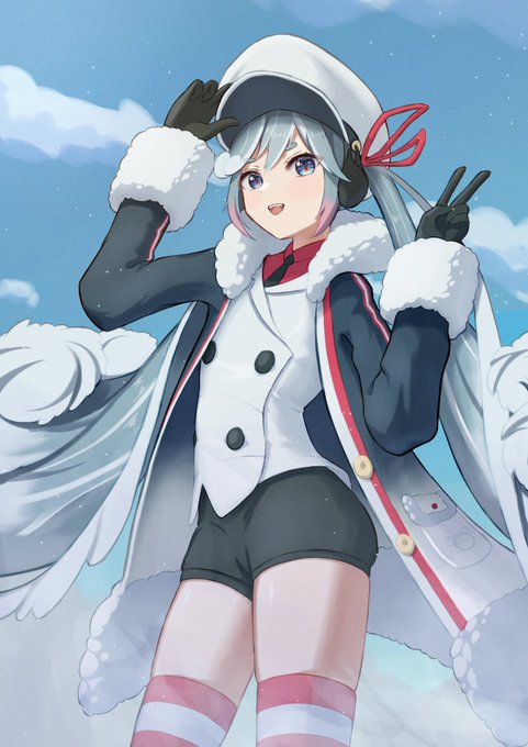 雪ミク2022お題でいただいたので描きました!#初音ミク 