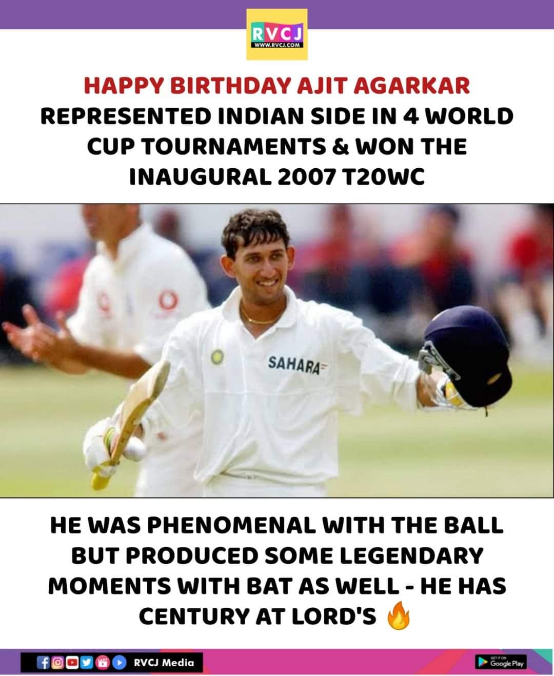 Happy Birthday Ajit Agarkar!  