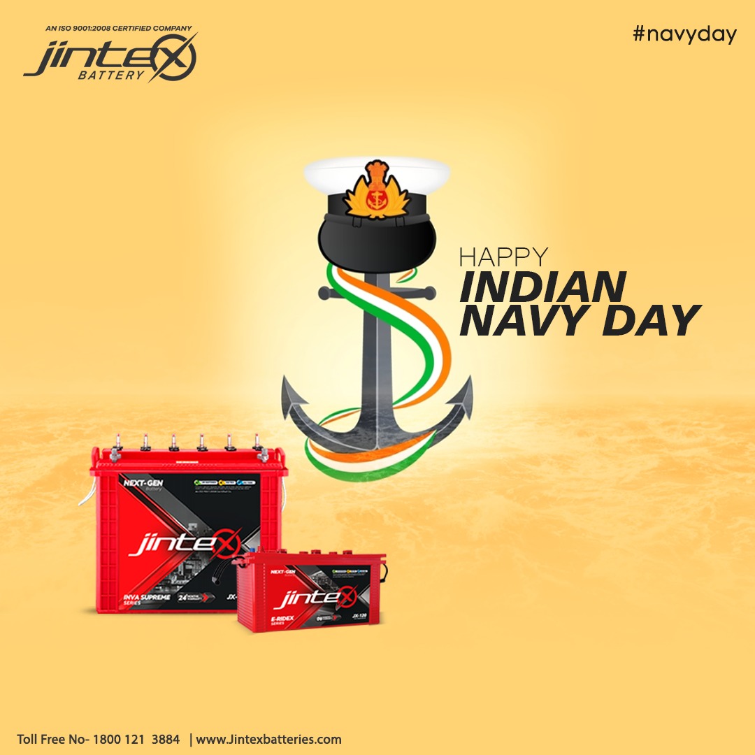 JintexB's tweet photo. JINTEX BATTERY Pvt. Ltd

HAPPY INDIAN NAVY DAY 

Extra power / Low maintenance / Best Price / High Performance

Visit At:- https://t.co/cilss9ddoZ
Toll-Free No- 18001213884

#Jintex #Battery #Tubular #Automotive #ERickshaw
#morepower #indiannavyday2022 #NavyDay https://t.co/hcfEHDwiqT