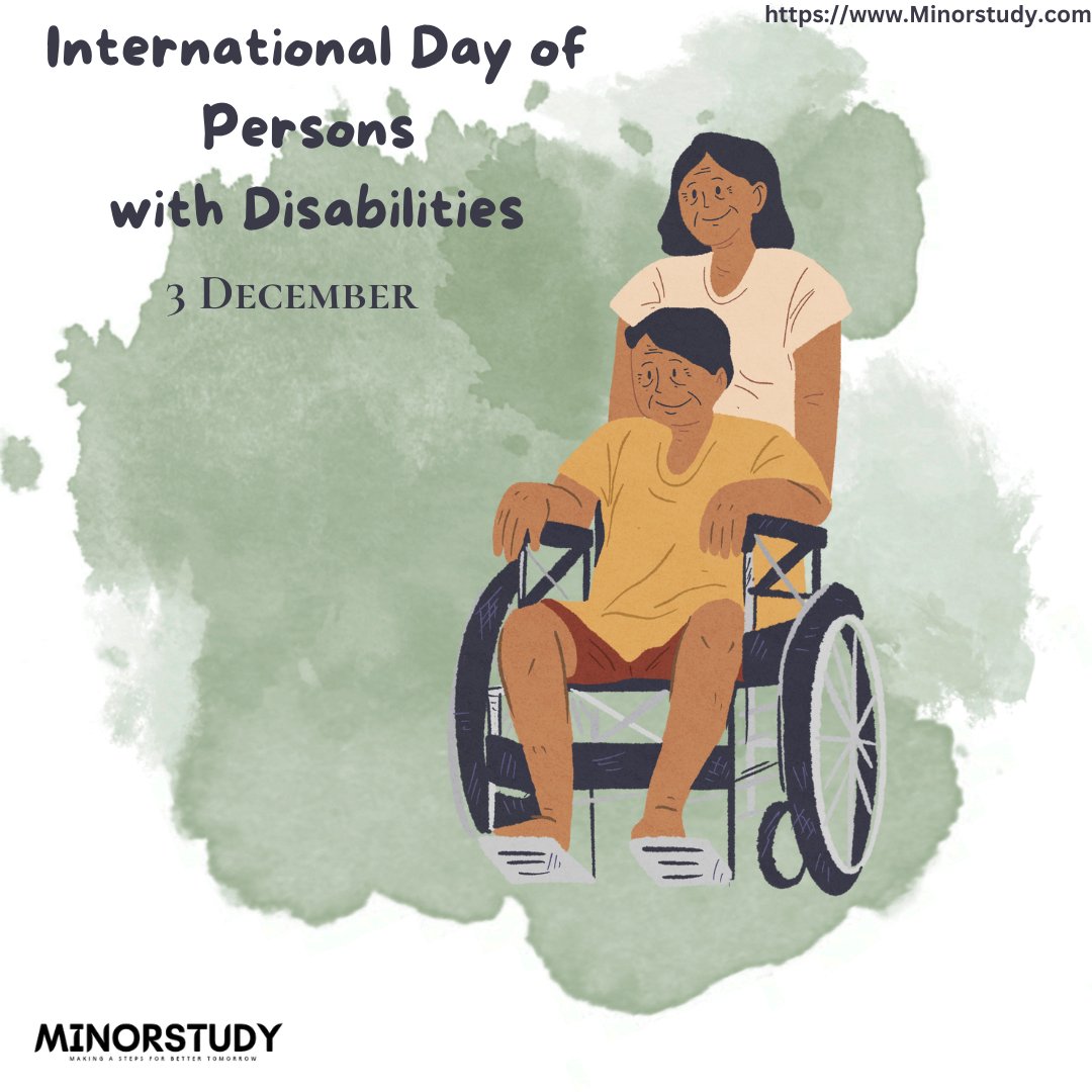 minorstudy's tweet photo. Person's Disabilities and world disabled day,
is the day is about promoting the rights and well being of persons with disabilities at every level of society and development.
#worlddisabledday #Minorstudy #disabledday #iconic #wonderfulnature #naturelove #ATrulyGlobalMinorstudy https://t.co/hXq5lMsfax