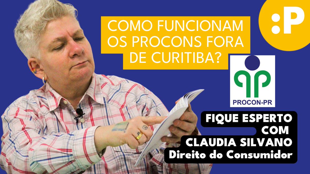 pluraljorbr's tweet photo. Dica da Claudia de hoje no #FiqueEsperto é para informar os paranaenses de como funcionam os serviços dos procons fora da capital. 

https://t.co/5pQKKYZC6D

#claudiasilvano #proconpr #consumidorgovbr https://t.co/mZ17iXWkAs