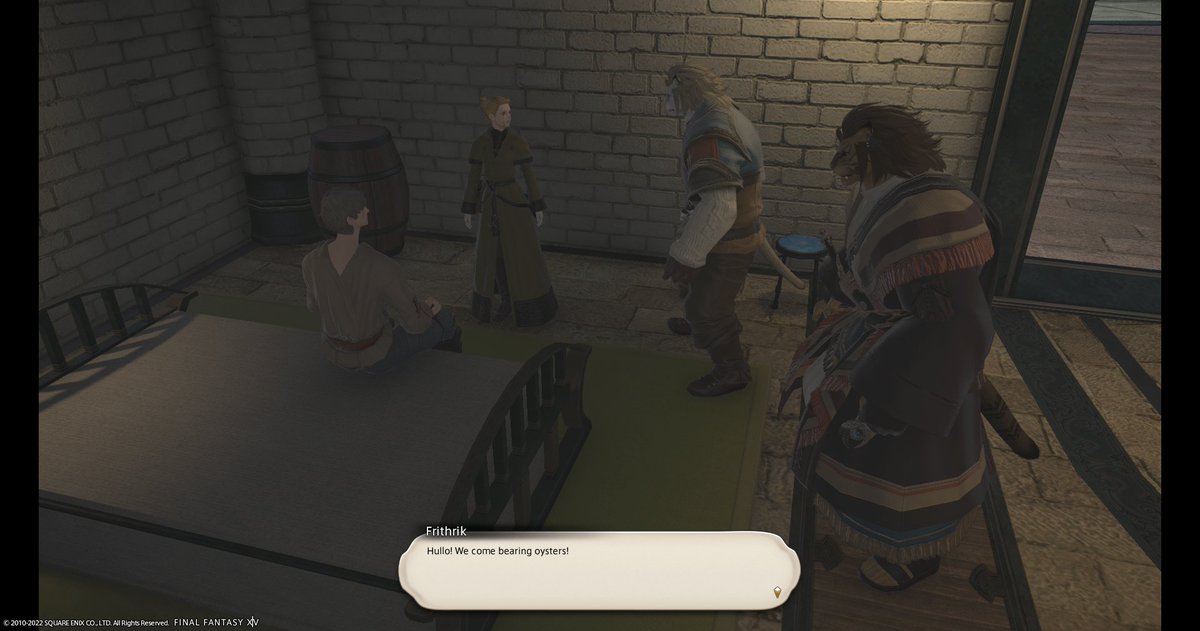 roya_fox's tweet image. That's a unique way to say "hello" #FFXIV