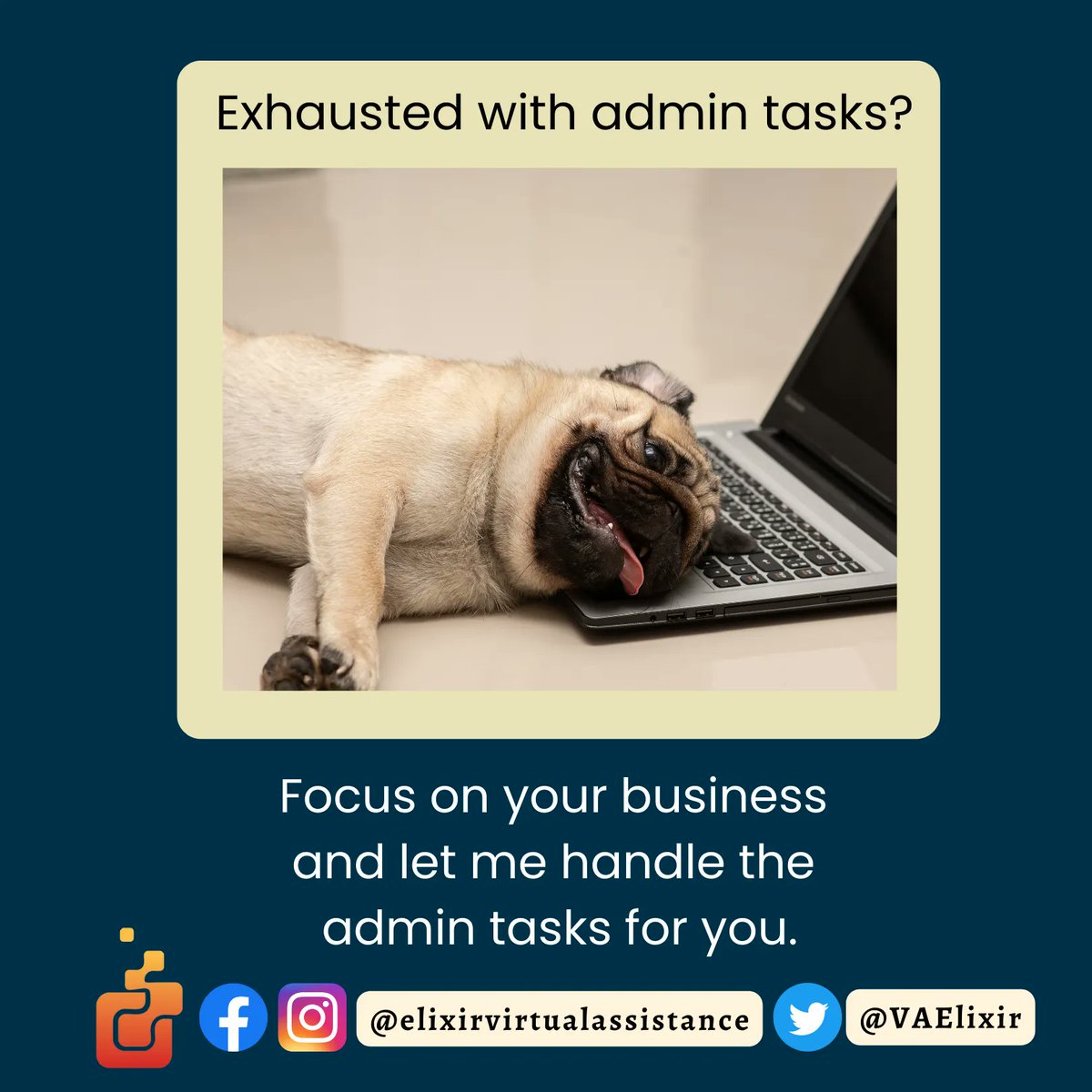 VAElixir's tweet image. Wouldn’t it be nice if all these administrative tasks are taken care of by someone you can trust?
Focus on your business and let me handle the admin tasks for you. Let's make every day more productive!😉
#admintask
#appointmentscheduling
#SMM
#leadgeneration
#dataentry