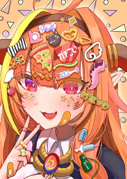 ココ会長×デコラ#みかじ絵 