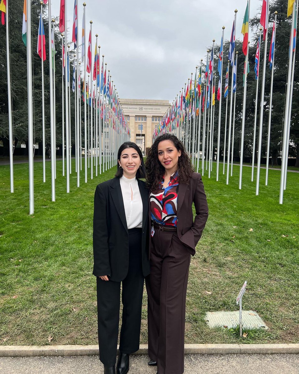 SafeYOUapp1's tweet photo. Our Safe YOU team at UN Geneva! It was a privilege to travel to Switzerland to showcase Safe YOU to a host of member states and other key stakeholders in the space of women’s rights and gender equality. 

#OrangeTheWorld #16DaysOfActivism #endvawg https://t.co/ByEP4XjzFD