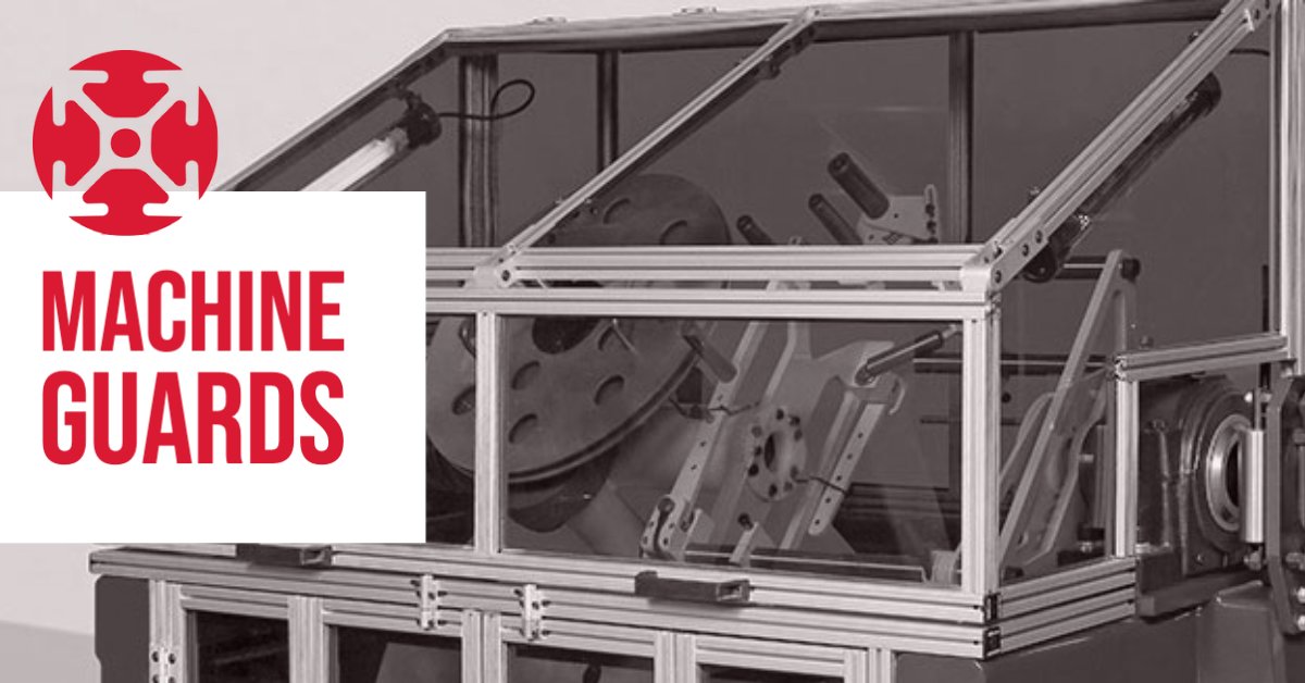 8020_LLC's tweet photo. Moving machine parts are a hazard to workers, which is why OSHA has set standards for machine guarding. Read on to learn more. #MachineGuards #SafetyGuards #IndustrialGuards 🔗 https://t.co/g8moQdlZux https://t.co/p612lz3Y8u