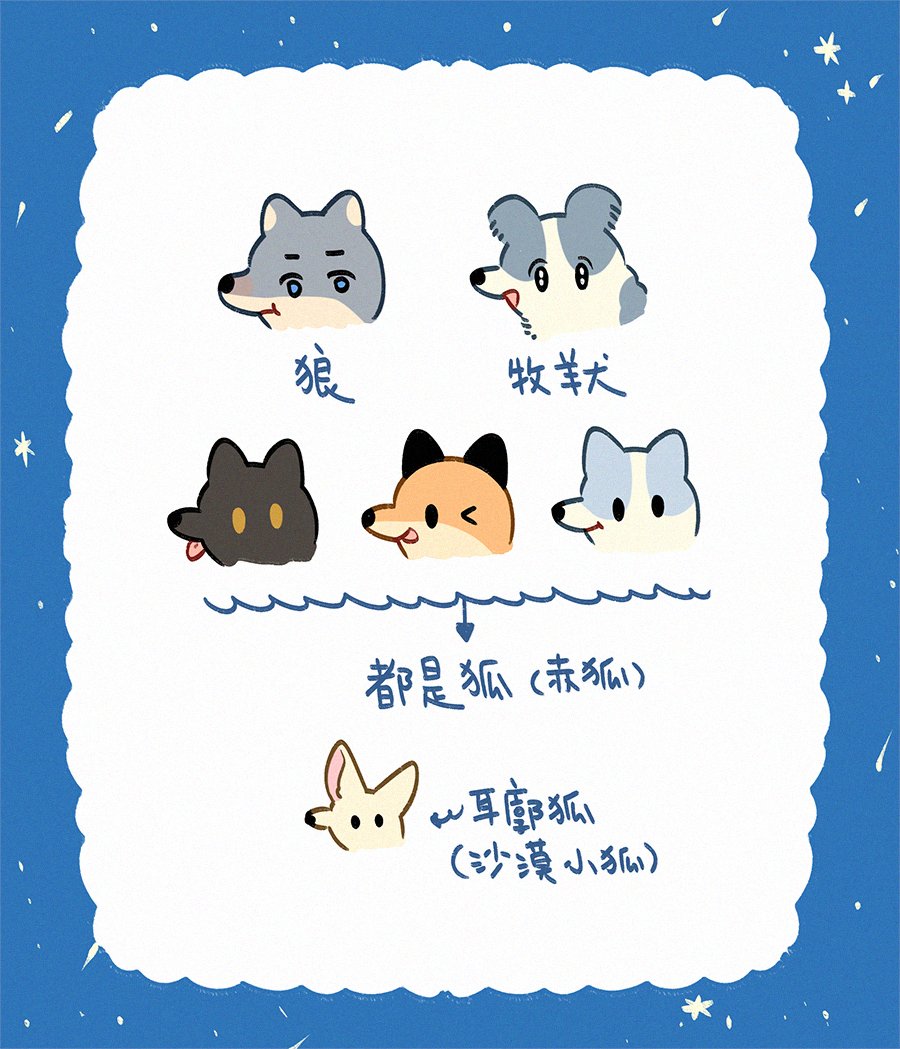如果有人好奇這些貼圖／插圖出現ㄉ角色到底是什麼動物的話🤓