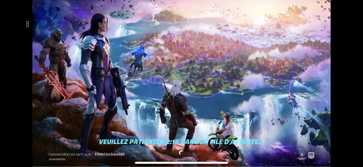 Je suis en jeu incroyable #FortniteFracture #FortniteChapter4