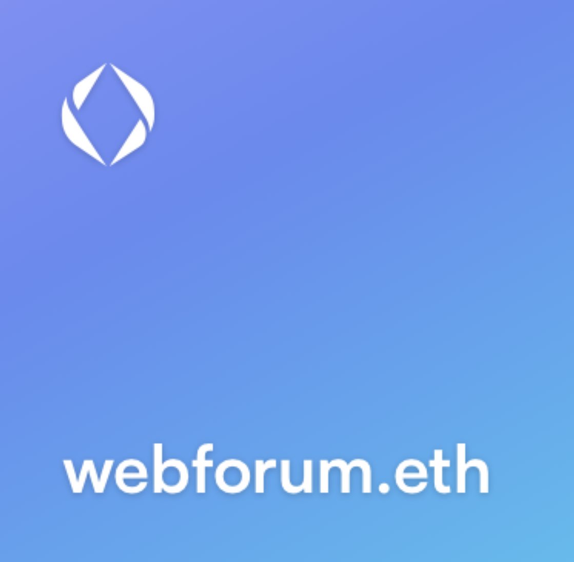 JMZcaptial's tweet photo. #ENS Daily shoutout - Day 25
Webforum- 0.39 eth
Show us your BEST domains below with price to be featured in tomorrows shoutout https://t.co/vcw1dD9ynd