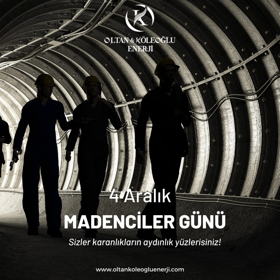 4 Aralık Madenciler Günü!
Yerin altında, alın teri dökerek emek veren tüm madencilerin, madenciler gününü kutlarız.Sizler karanlıkların aydınlık yüzleri, temiz ellerisiniz.
#OltanKöleoğluEnerji